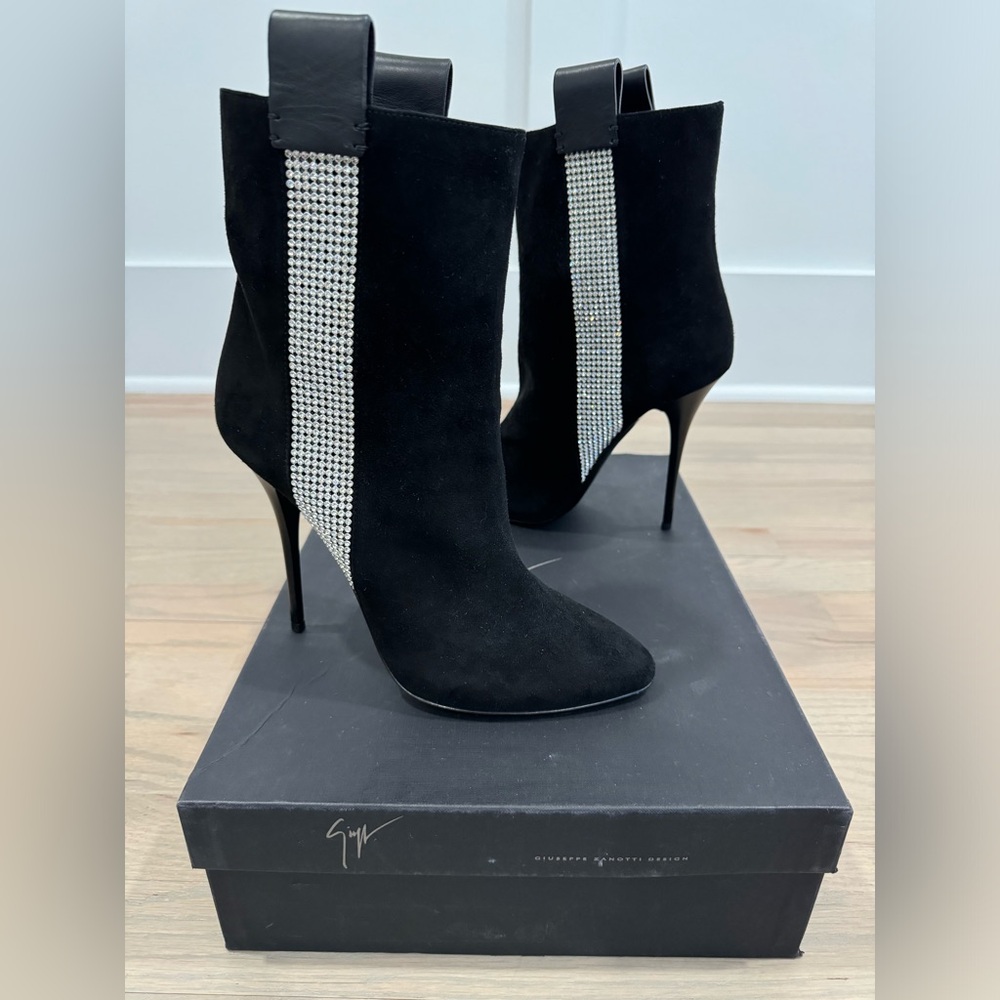 Giuseppe Zanotti Black Ankle Boot Size 41